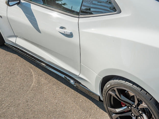 2016+ 6TH GEN CAMARO 1LE FACELIFT SIDE SKIRTS ROCKER PANELS GROUND EFFECTS